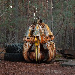 The so-called Claw Of Death from the Chernobyl disaster in the town Pripyat