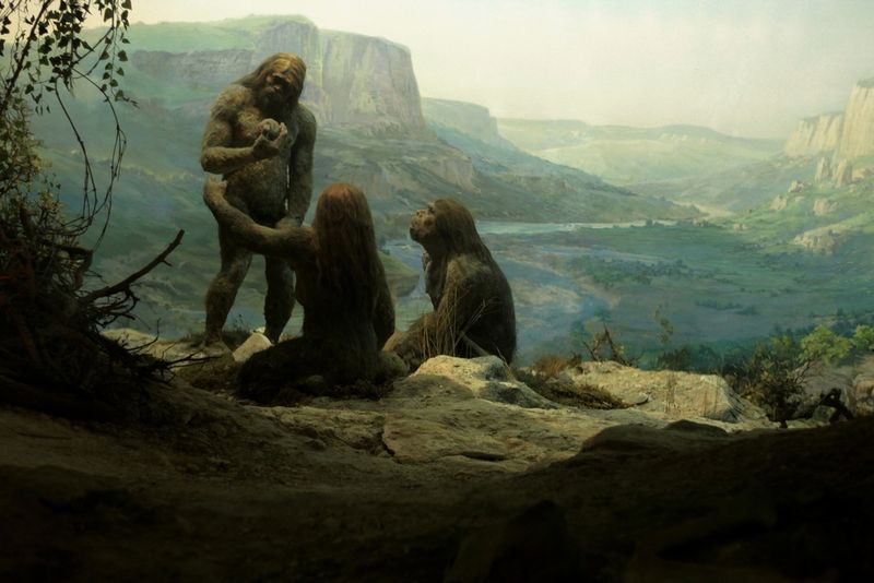 Primal tribe of ancient wild people.