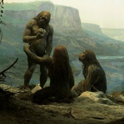 Primal tribe of ancient wild people.