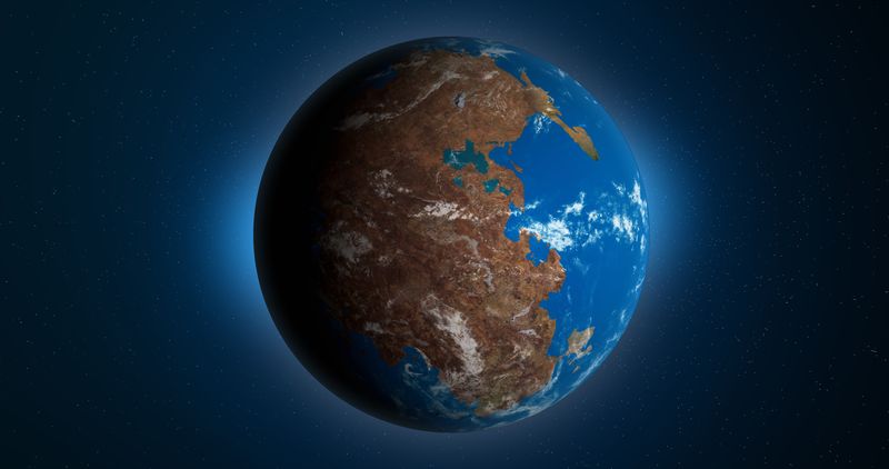The ancient supercontinent of Pangaea