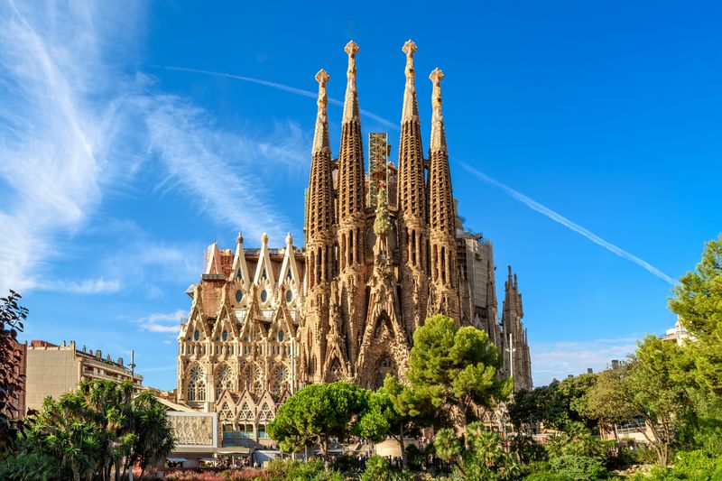 La Sagrada Família in Barcelona pictured in 2024.