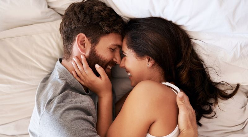 Couple in bed