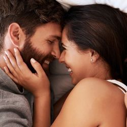 Couple in bed