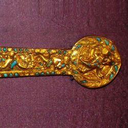 ornate gold Scythian dagger
