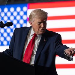  President Donald Trump speaking at the Horizon Events Center in Clive, Iowa, on January 27, 2026