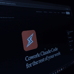 Claude AI opened in a browser.