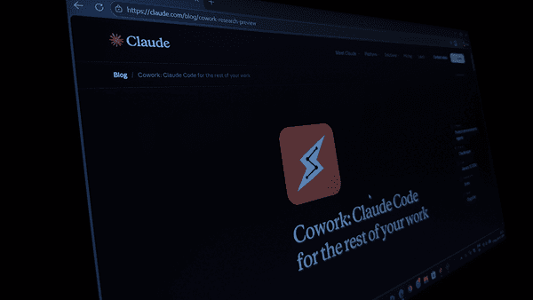Claude AI opened in a browser.