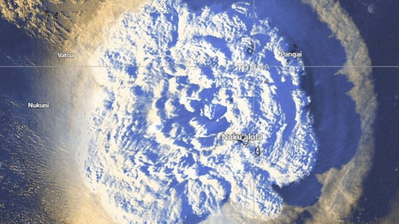 The ash cloud from the Tonga eruption was it's most obvious outcome, but withing that cloud what was happening to the methane might be the bigger story