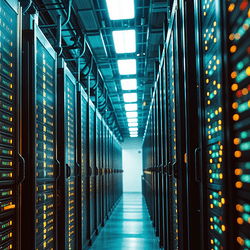 A server room.